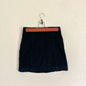 Skirt by FP Free People Navy Mini Corduroy Skirt